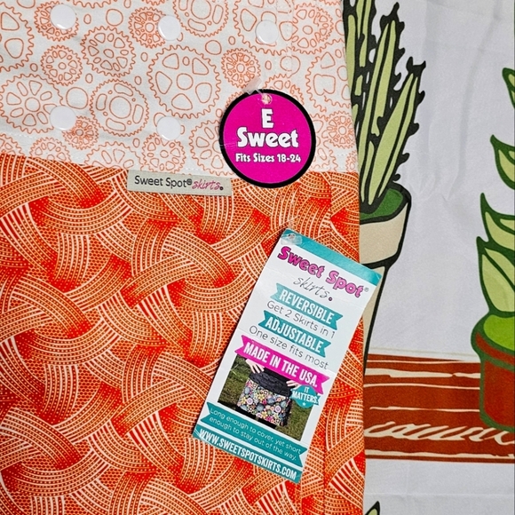 SWEET SPOT | NWT! REVERSIBLE\ADJUSTABLE ATHLETIC WALKING SKIRT -FITS SIZ… - Picture 8 of 14